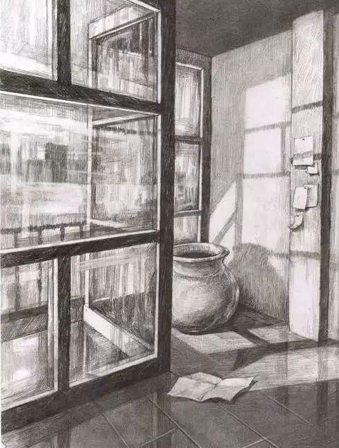 设计素描的构图技巧与光感体现 早学早知道