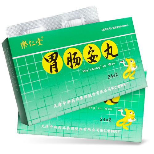 乐仁堂 胃肠安丸 0.08g*48丸盒