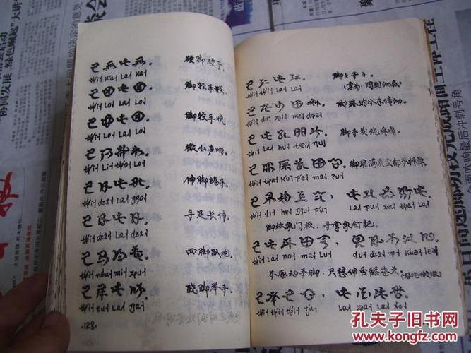 彝族古今成语 第一集【油印本】_毕节地区彝文翻译组_孔夫子旧书网