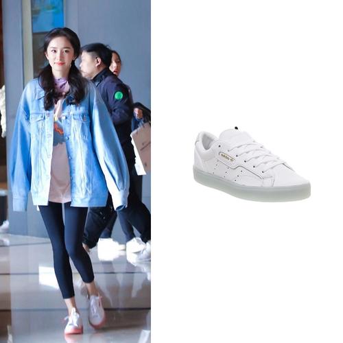 【杨幂同款】adidas sleek 薄荷绿鞋底运动鞋