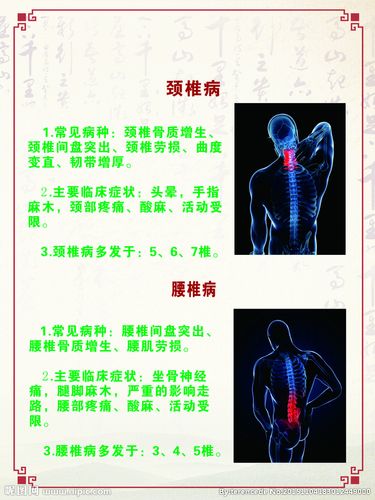 颈椎腰椎展板设计图__广告设计_广告设计_设计图库_昵