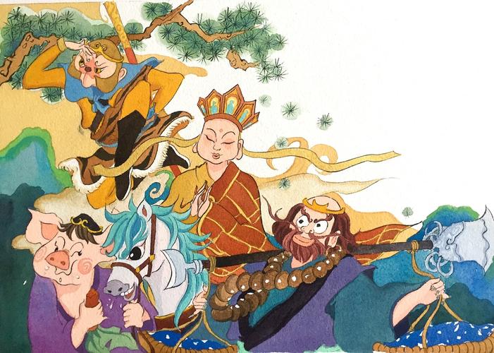 嘻嘻嘻西游记|插画|儿童插画|佬猪 - 原创作品 - 站酷 (zcool)