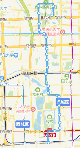 北京公交82路线路全长16公里,共设23座车站,起于国家体育场东(鸟巢)