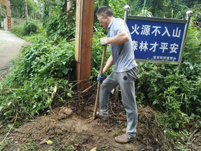 安装森林防火语音宣传杆图文