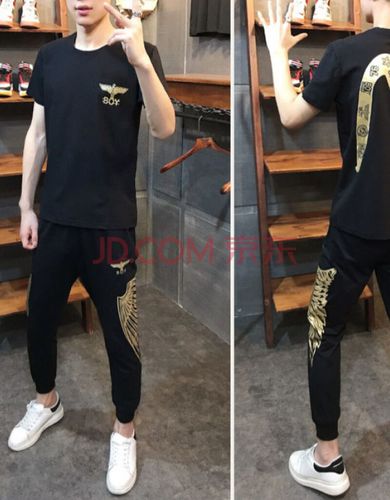 boy同款century boy男装世纪男孩休闲套装男潮流青年帅气2020新款夏季