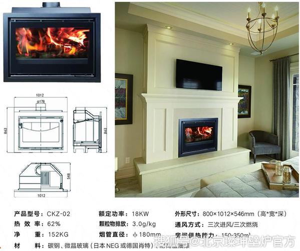璨坤燃木壁炉——热效率高的真火壁炉