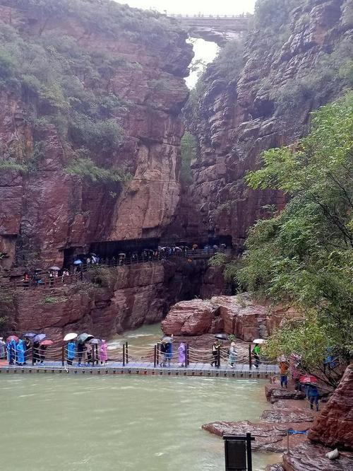 随拍河南焦作市云台山红石峡景区