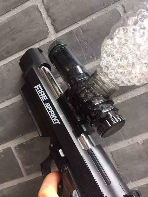 电动水弹枪 自动回弹玩具仿真枪 400珠超大容量弹夹 连发不卡弹 畅快