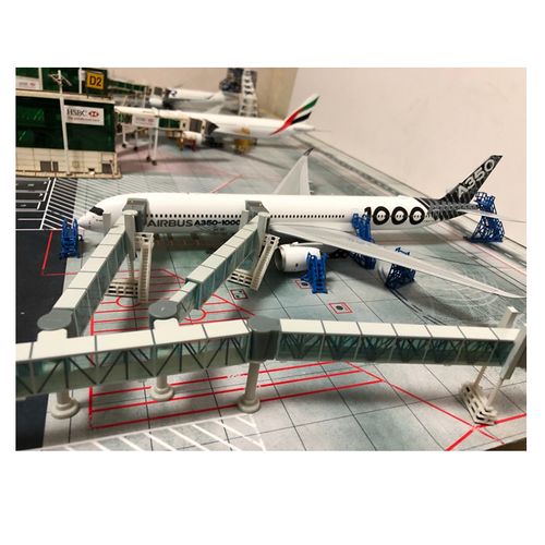 登机机场jcwings单双通道宽体窄体廊桥模型飞机模型