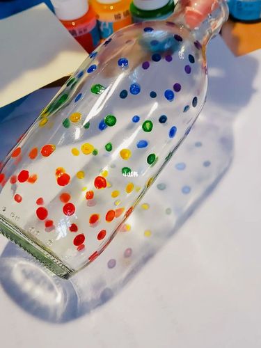 手绘玻璃瓶_手绘_丙烯_颜料_瓶子画_文化_绘画