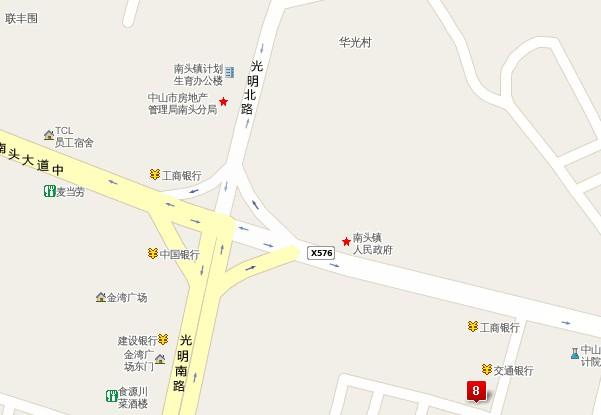 请问中山市南头镇的麦当劳在哪里.谢谢.