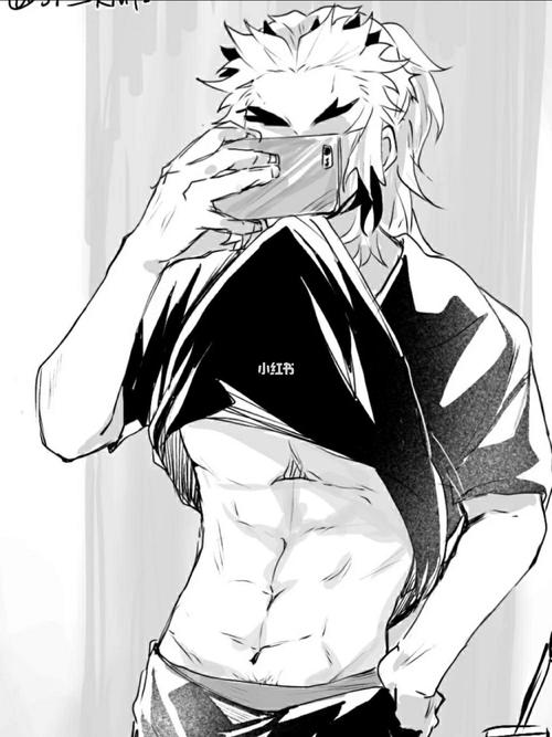 鬼灭之刃男神的腹肌_鬼灭之刃_腹肌_影视_动漫