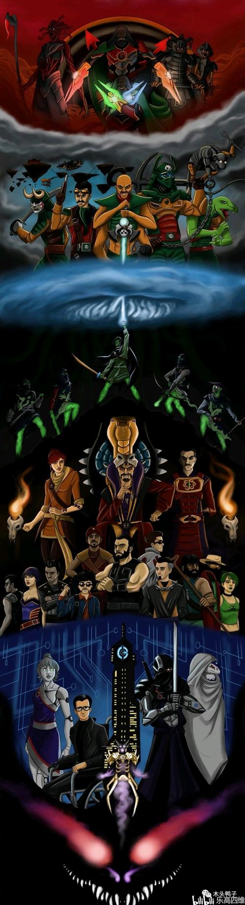 当幻影忍者们变成正常人身形会是什么样子的呢