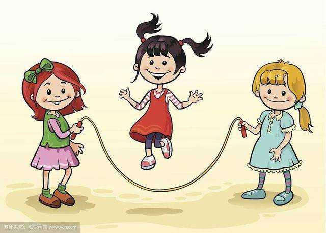 童年时期传统游戏 跳绳