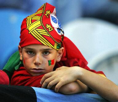 [图文]西班牙大战葡萄牙 葡萄牙小球迷