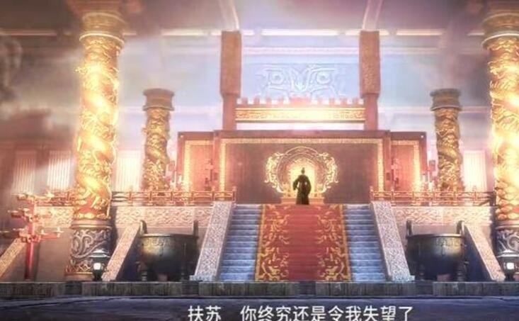 《秦时明月》,嬴政为什么会对扶苏失望,并且外放扶苏?