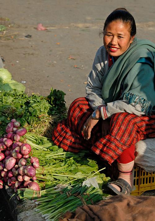 标题:加德满都 农贸市场