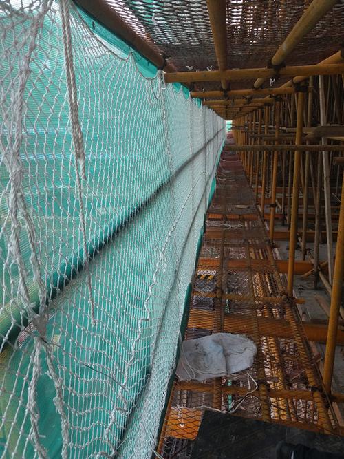 尼龙白色防坠网 兜网 建筑工地安全平网 脚手架防护网