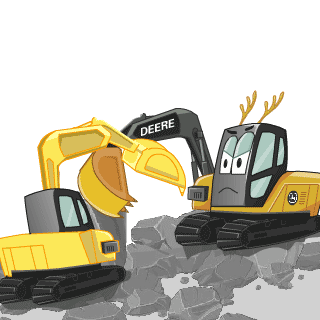 硬汉的共同选择——约翰迪尔挖掘机