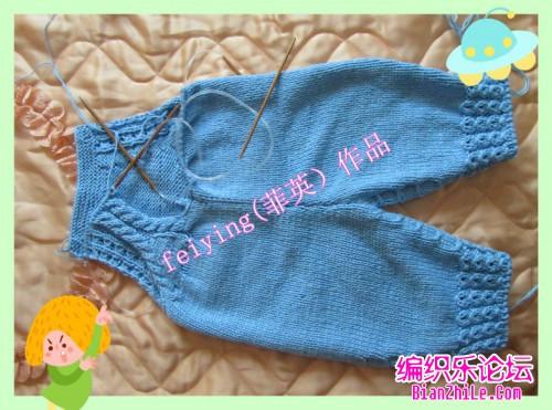 【转载】儿童毛线背带裤编织法说明(菲英手工)