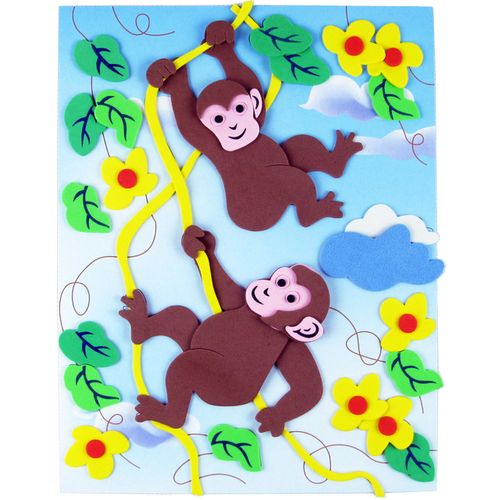 供应幼儿园儿童diy手工制作玩具 eva立体益智拼图