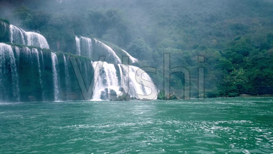4k桂林山水河流瀑布自然风景_3840x2160_高清视频素材