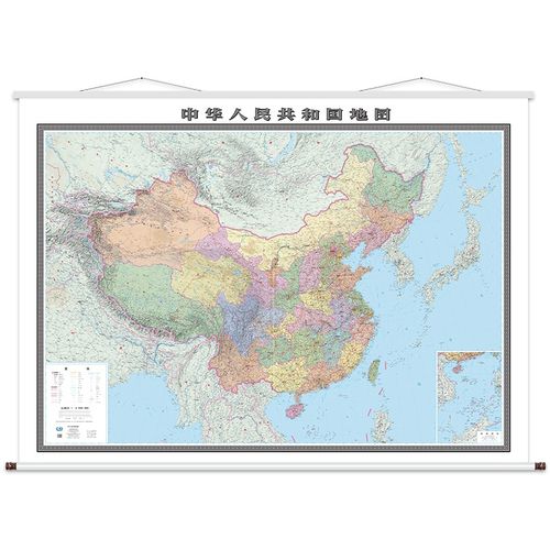 2020年新版地图,佛山市地图 区域划分 中国地图挂图2020年新版超大高清3米*2.2米地形图行政
