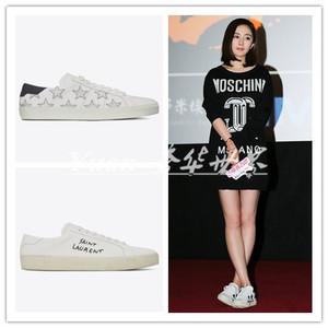 saint laurent 圣罗兰 杨幂同款ysl星星休闲小白鞋板鞋运动鞋女鞋
