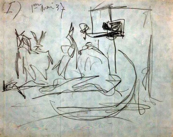 毕加索的画看不懂看完他小时候的画就懂了