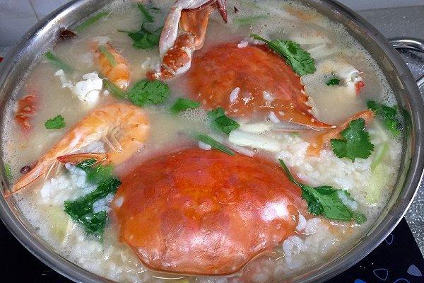 潮汕虾蟹粥的做法