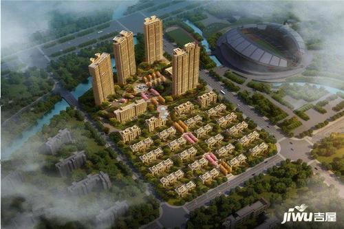 温州平阳县平阳宏地望府外景图/效果图6- 吉屋网