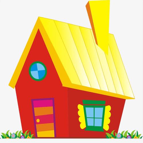 可爱彩色小房子