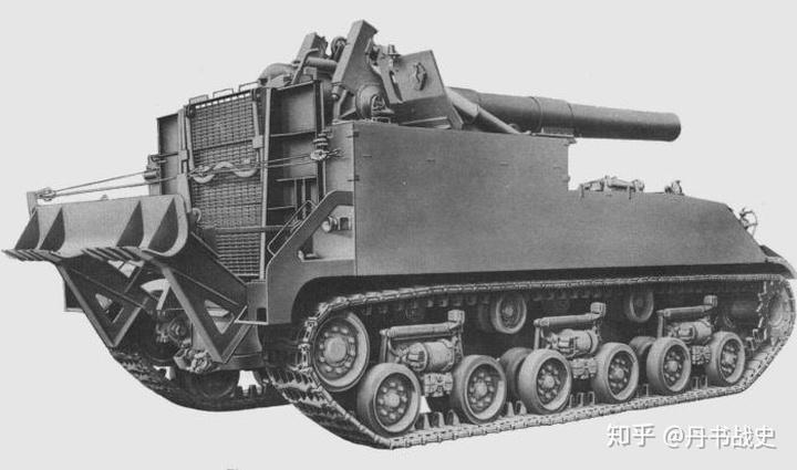 二战美国m43重型自行火炮与m40高低搭配的重量级选手