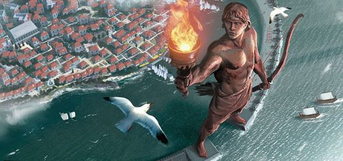 世界奇观:迷之建筑——罗德岛太阳神巨像