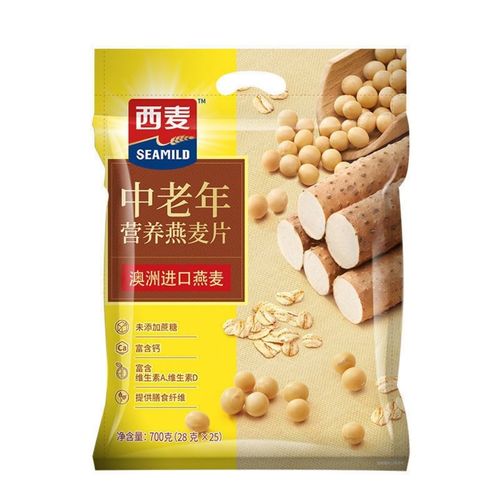 西麦学生成长营养燕麦片700g小袋装即食早餐冲饮高钙