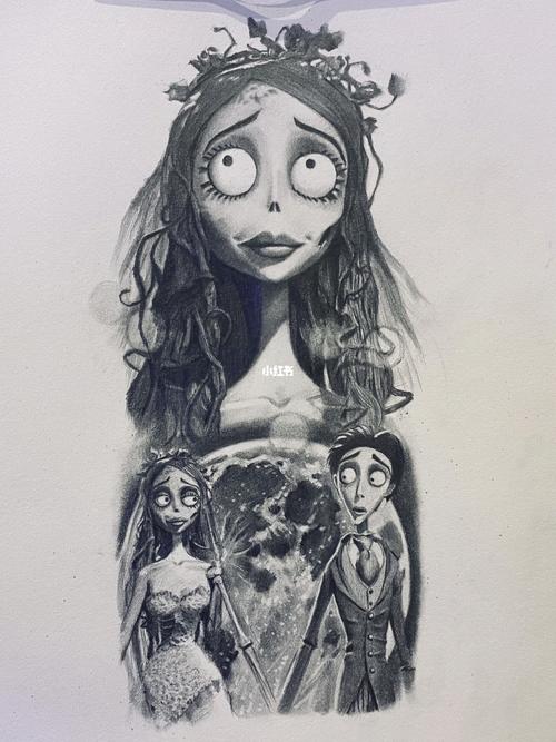 僵尸新娘 /手稿_新娘_纹身_绘画_艺术_手绘_文化_绘画