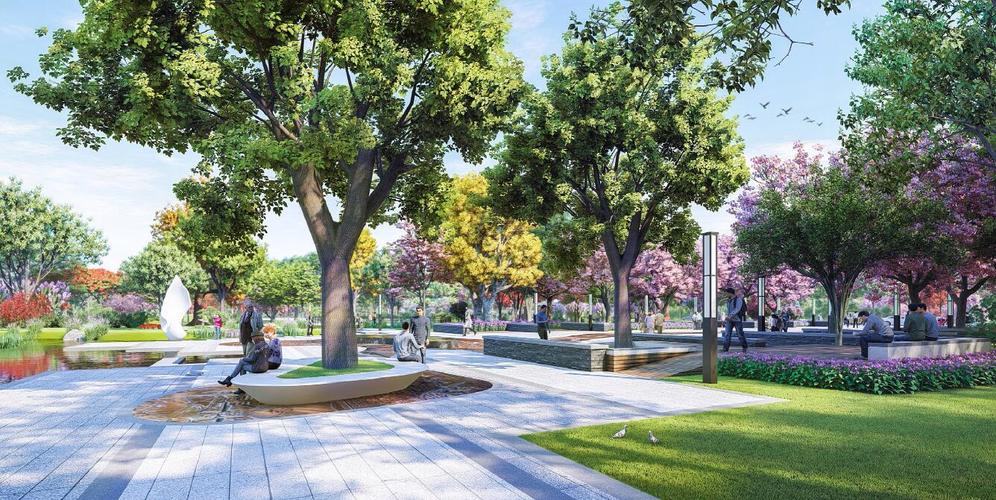 工作要闻 △入口广场效果图