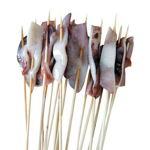 铁板鱿鱼串烧烧烤食材商用小鱿鱼迷你小串新鲜冷冻鱿鱼