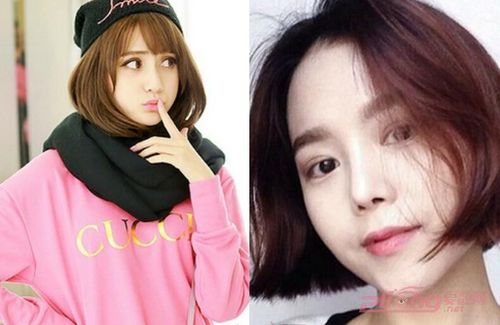 脸小的人适合什么短发发型图片