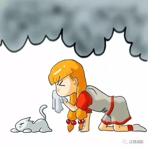 小编纠错:发生火灾逃生时,要 尽量贴近地面撤离,因为烟往上走,贴近