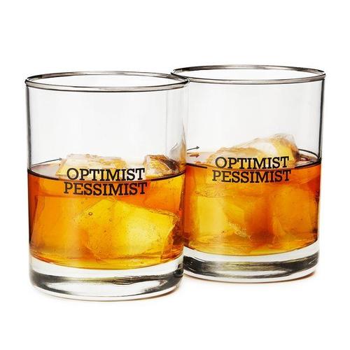 optimist/pessimist glasses