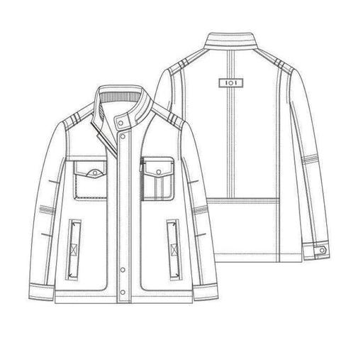 外套款式图-男装设计-服装设计