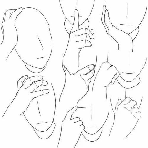 手残党如何画手超多角度练手素材参考