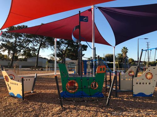 more swings below for little ones.
