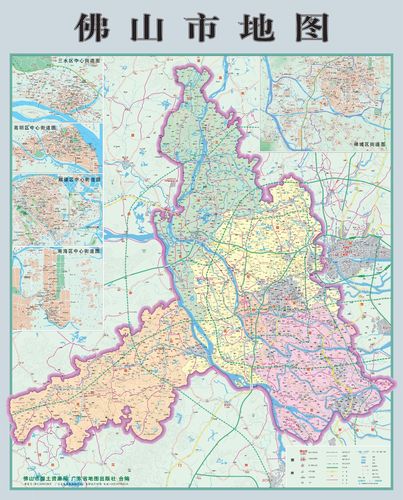 佛山市南海区地图