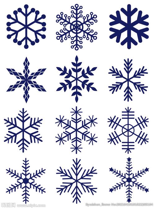 雪花设计图