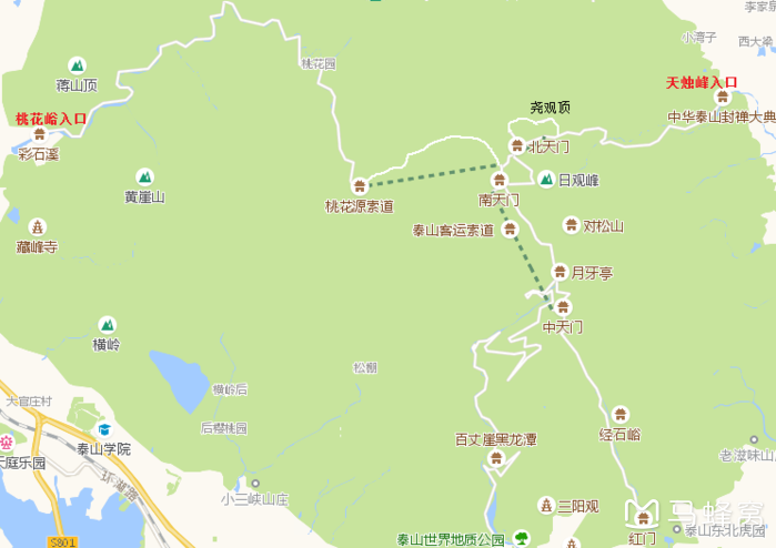 泰山的天烛峰和桃花峪都用行走两条线哪条线路更漂亮