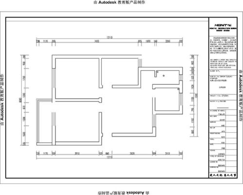 原始户型图:三室一厅一厨一卫,建筑面积达75平米.