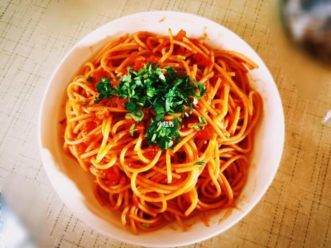 番茄意大利面_意大利面_蚝油_番茄酱_速食_宅家速食之