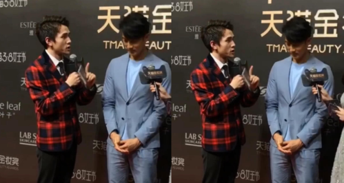 当他和吴吴尊同框时身高差亮了!